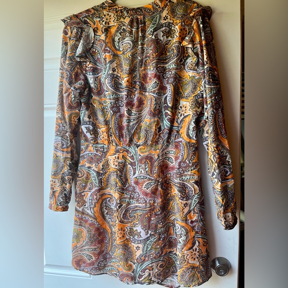 Anthropologie Paisley Ruffled Mini Dress - Picture 7 of 9